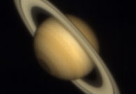 A nice image of Saturn with Keck I telescope with the near infrared camera (NIRC) on November 6, 1998. This is a composite of images taken in Z and J bands (1.05 and 1.3 microns), with the color scaling ajusted so it looks like Saturn is supposed to look. - Antonin Bouchez (W. M. Keck Observatory)