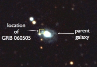 GRB 060505: a gamma ray burst without a supernova. - UC Berkeley/W. M. Keck Observatory (Joshua Bloom and Daniel Perley)